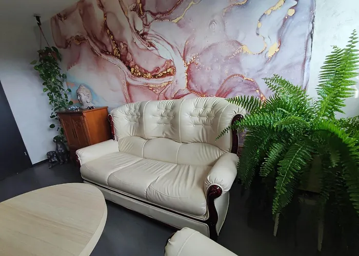 ホームステイ U Magdy вітальня Guest In Flat